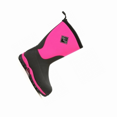 Kids' Muck Rugged II Boots Black Pink | AU769EIQX