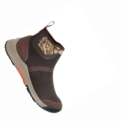 Men's Muck Outscape Rubber Boots Brown | AU167QVHO