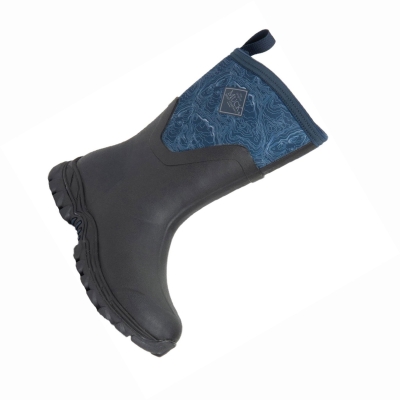 Women's Muck Arctic Winter Boots Black Blue | AU785ULTG