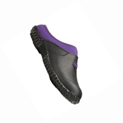 Women's Muck Muckster Garden Shoes Black Purple | AU032SYJM