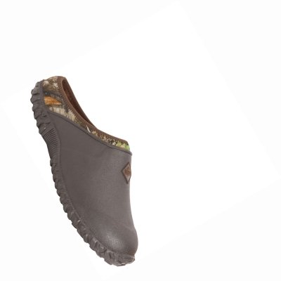 Women's Muck Muckster Garden Shoes Brown Camo | AU195VQKZ