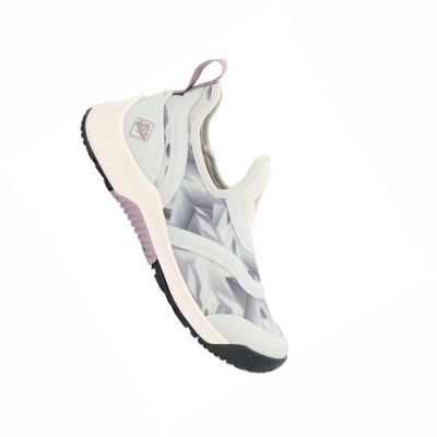 Women's Muck Outscape Garden Shoes Grey White | AU562YCUJ